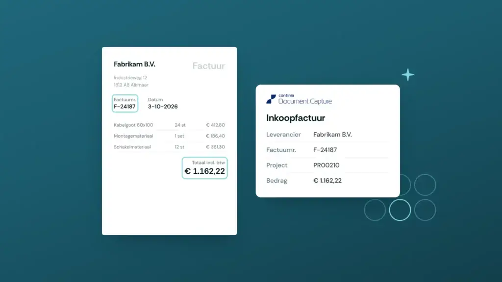 Papieren facturen die automatisch worden herkend als goedgekeurde inkoopfactuur in Business Central